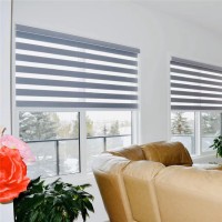 Fast Delivery High Quality Automatic Indoor Zebra Blinds New Shades Shutters Zebra Roller