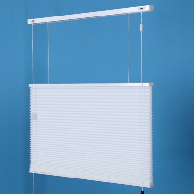 Cordless double pleated day night honeycomb blinds/top down bottom up pleated cellular shades