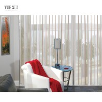 Day Night Motorized Vertical Blinds Polyester Room Decoration Layers Hanas Shades