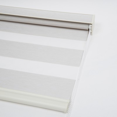 Indoor manual zebra shades sunscreen fabric roller blind